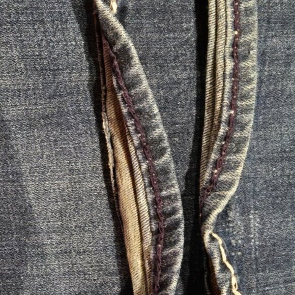 Vigoss New York Slim Boot Jeans Size 20 Embellished Pockets Dark Wash Size 20/33 - Picture 6 of 9